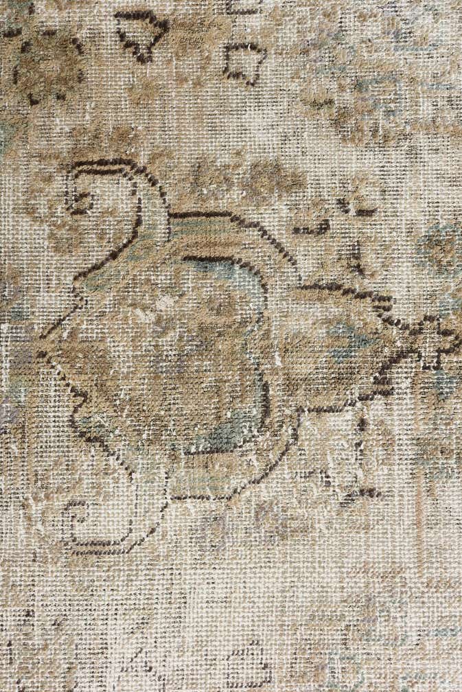 9' 4 x 12' 7 Hand Knotted Ultra Vintage Persian Wool Rug