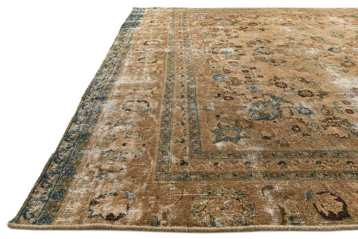 Detail image of 8' x 12' 8 Hand Knotted Ultra Vintage Persian Wool Rug