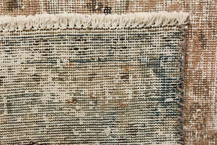 9' x 12' 3 Hand Knotted Ultra Vintage Persian Wool Rug