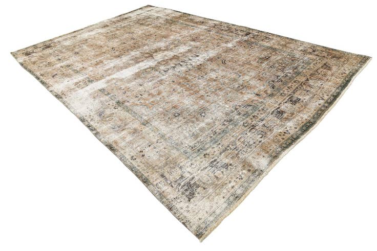 Detail image of 9' x 12' 3 Hand Knotted Ultra Vintage Persian Wool Rug