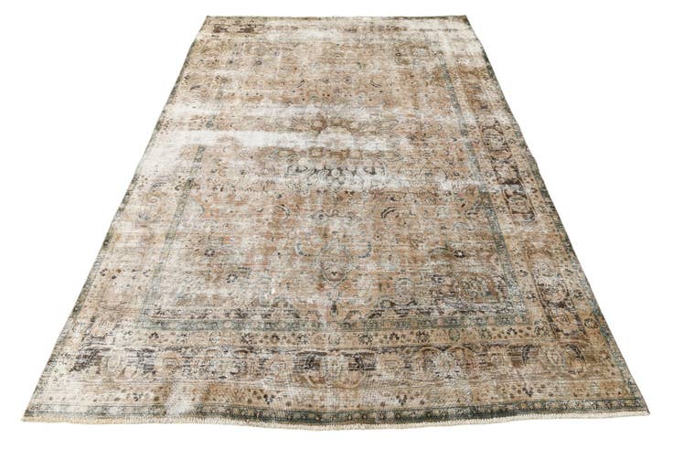 Detail image of 9' x 12' 3 Hand Knotted Ultra Vintage Persian Wool Rug