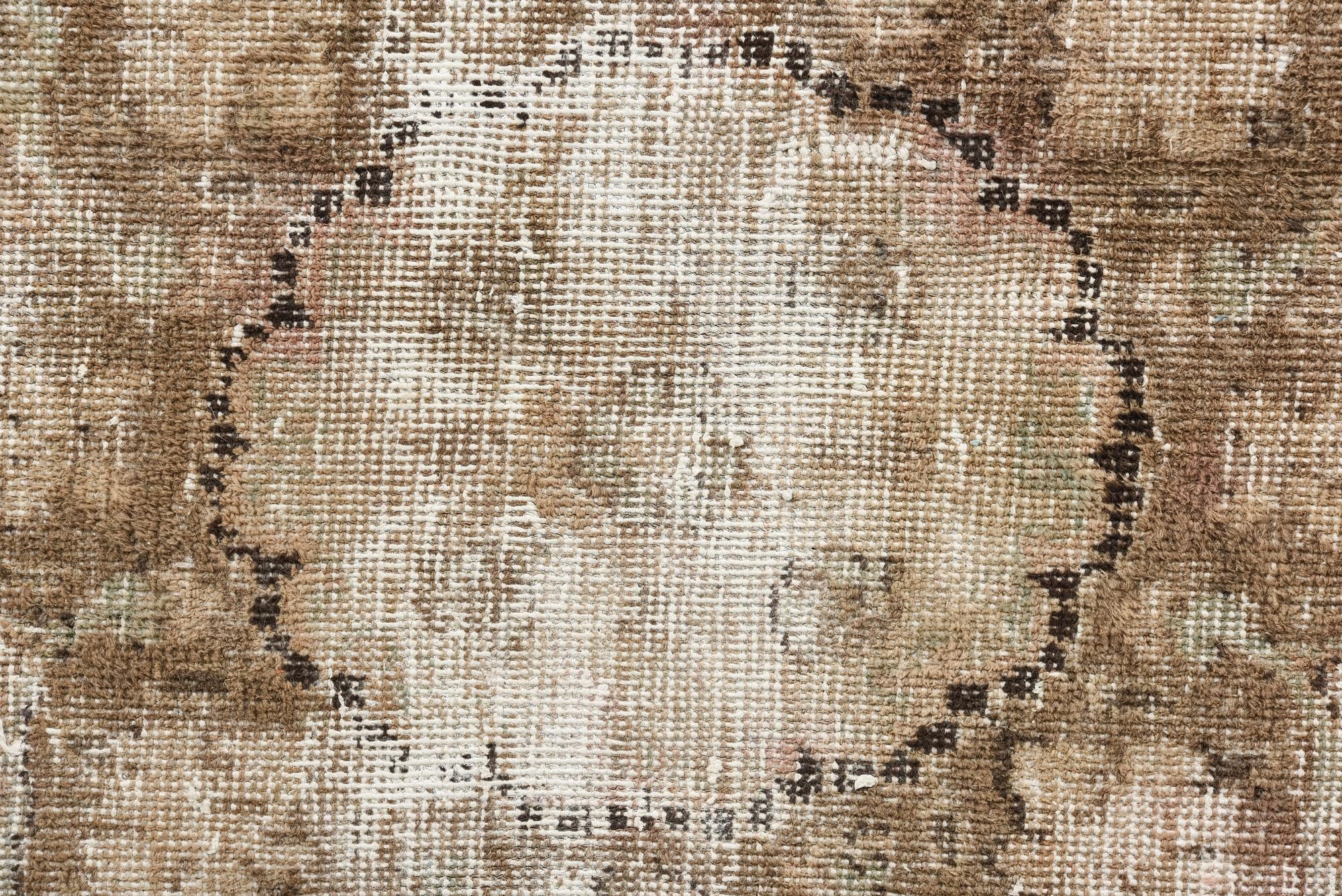 9' x 12' 3 Hand Knotted Ultra Vintage Persian Wool Rug