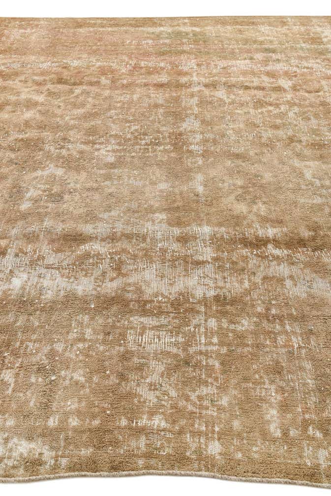 9' 6 x 12' 10 Hand Knotted Ultra Vintage Persian Wool Rug