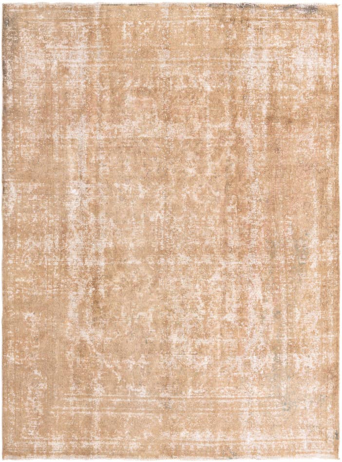 Detail image of 9' 6 x 12' 10 Hand Knotted Ultra Vintage Persian Wool Rug