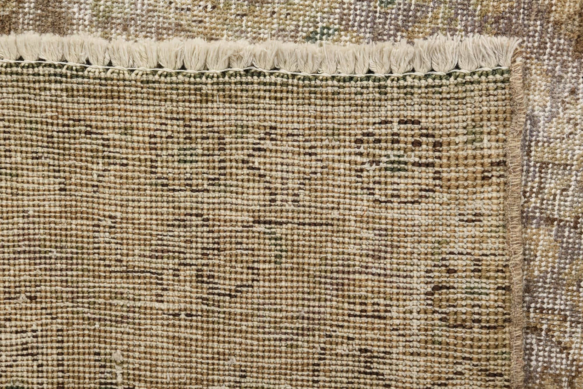 9' 5 x 12' 1 Hand Knotted Ultra Vintage Persian Wool Rug
