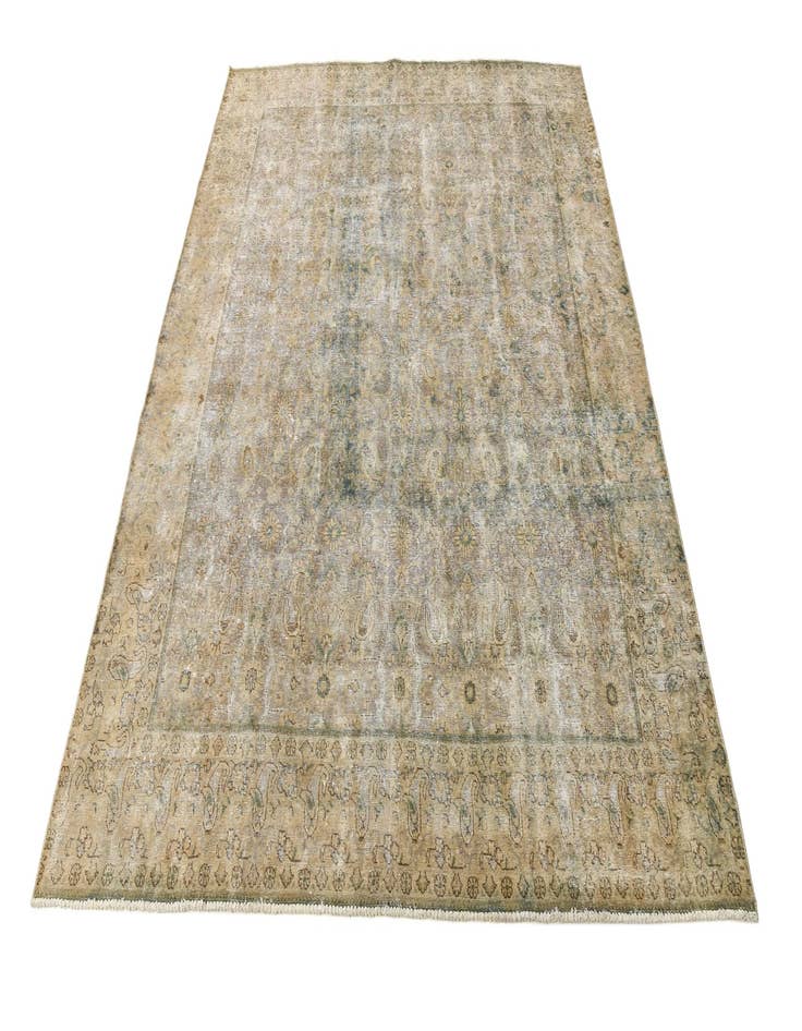 Detail image of 9' 5 x 12' 1  Hand Knotted Ultra Vintage Persian Wool Rug