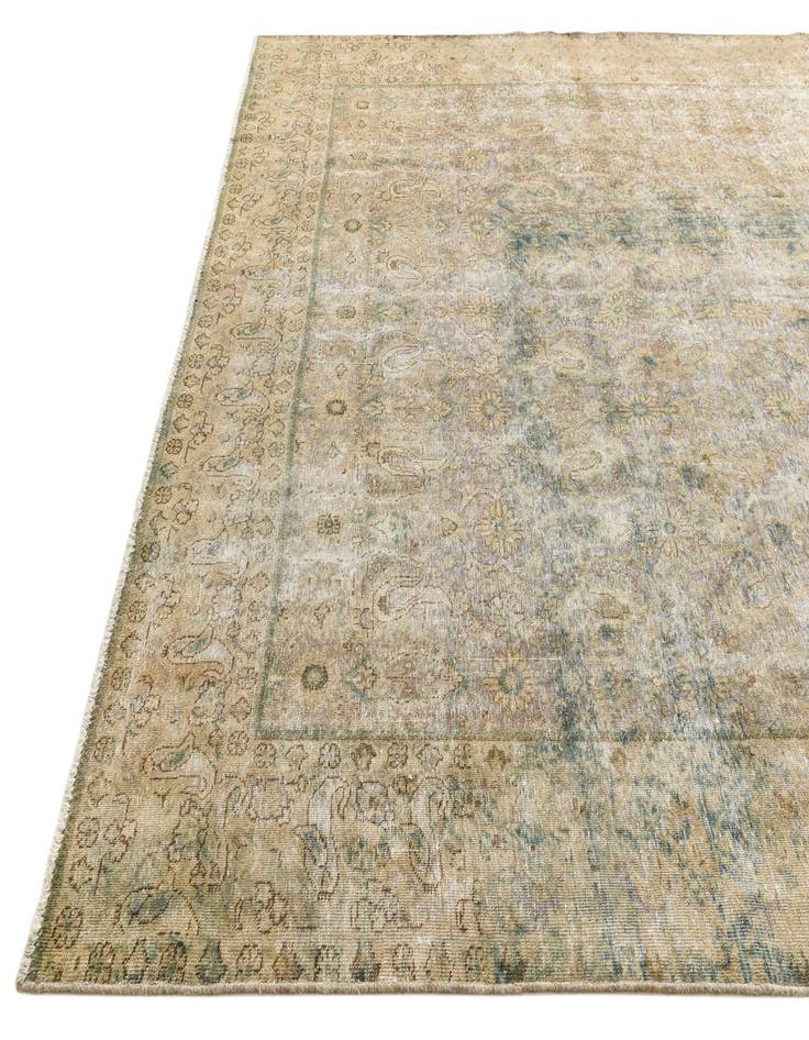 Detail image of 9' 5 x 12' 1  Hand Knotted Ultra Vintage Persian Wool Rug