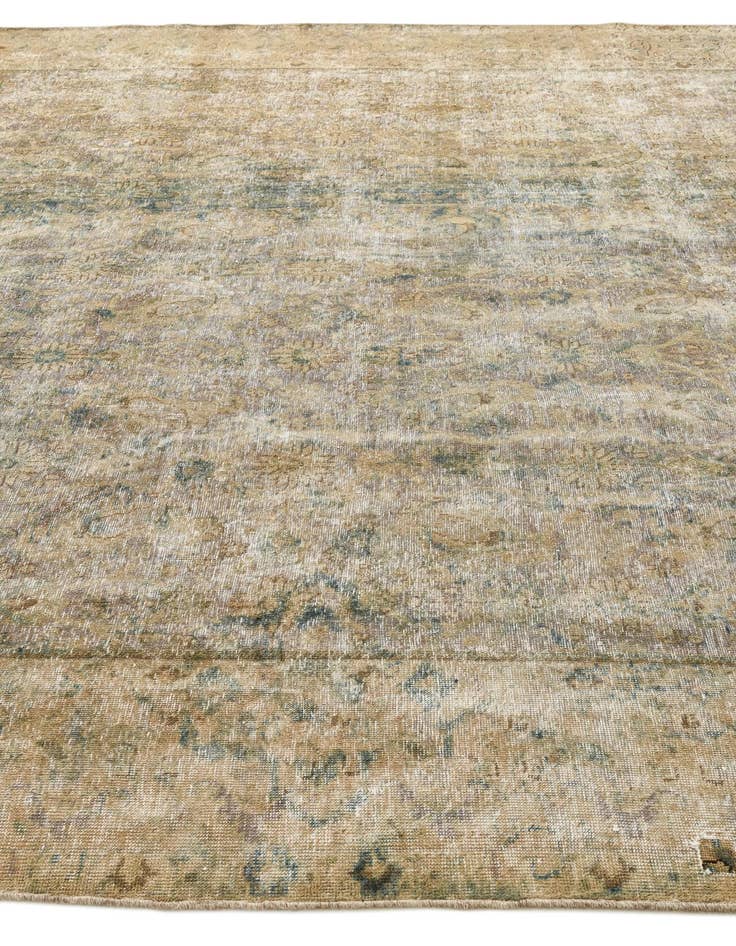 Detail image of 9' 5 x 12' 1  Hand Knotted Ultra Vintage Persian Wool Rug