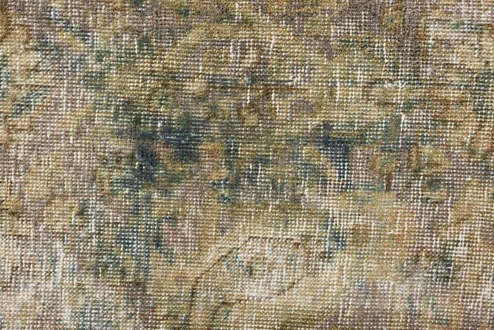 9' 5 x 12' 1 Hand Knotted Ultra Vintage Persian Wool Rug