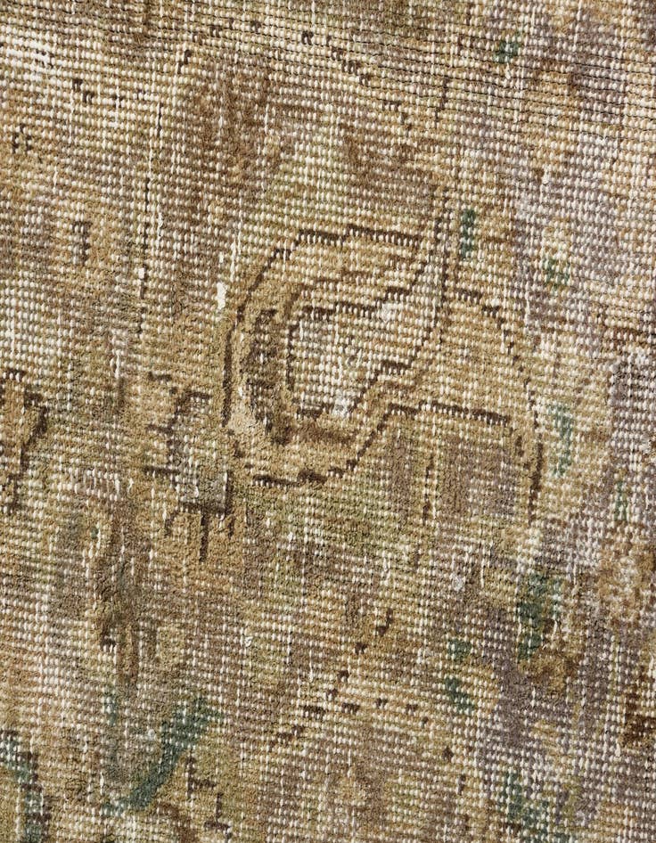 Detail image of 9' 5 x 12' 1  Hand Knotted Ultra Vintage Persian Wool Rug