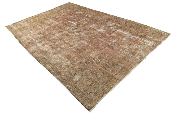 Detail image of 7' 6 x 10' 8 Hand Knotted Ultra Vintage Persian Wool Rug