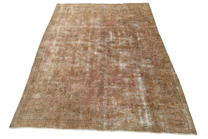 7' 6 x 10' 8 Hand Knotted Ultra Vintage Persian Wool Rug