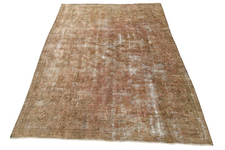 Detail image of 7' 6 x 10' 8 Hand Knotted Ultra Vintage Persian Wool Rug