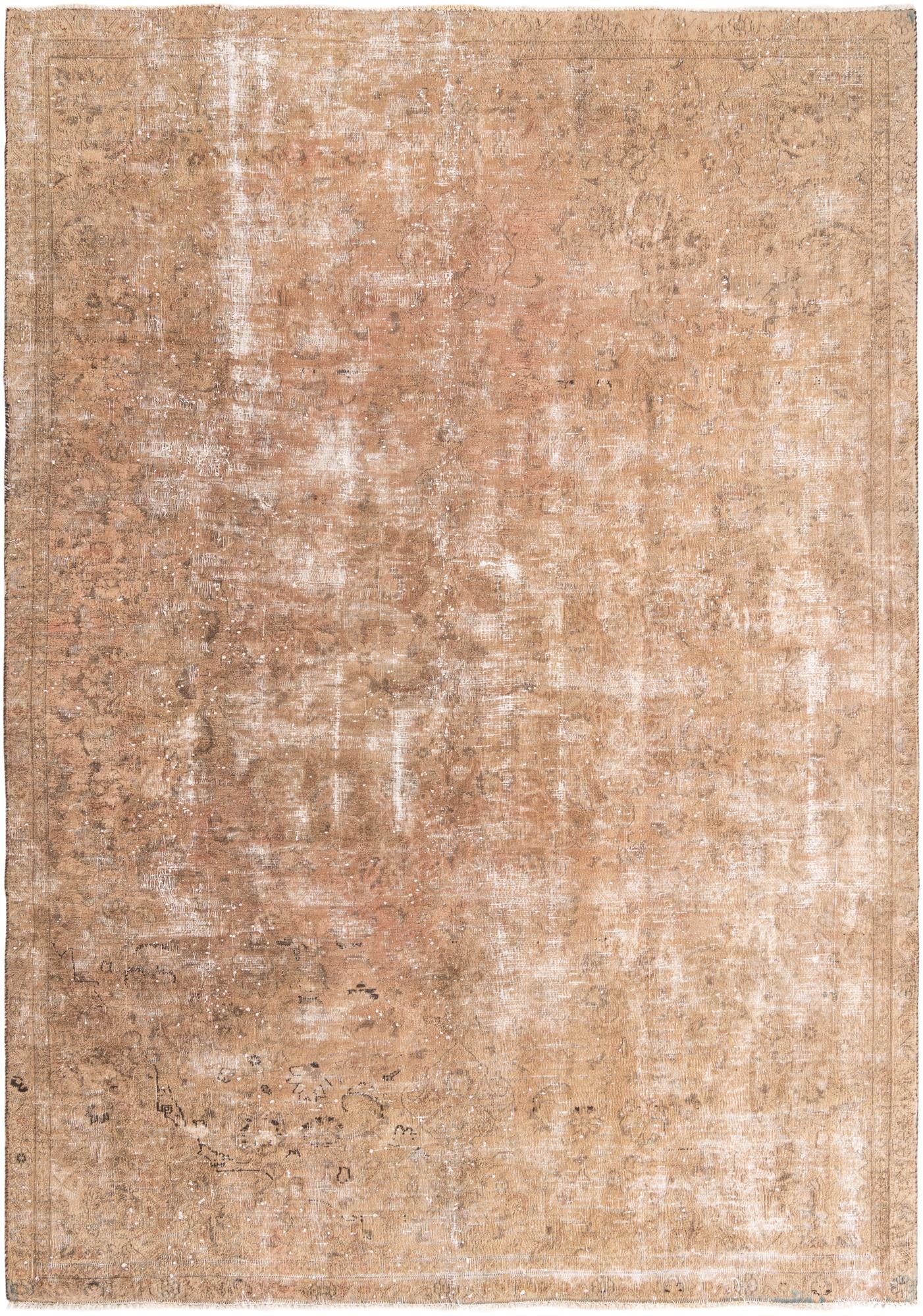 7' 6 x 10' 8 Hand Knotted Ultra Vintage Persian Wool Rug