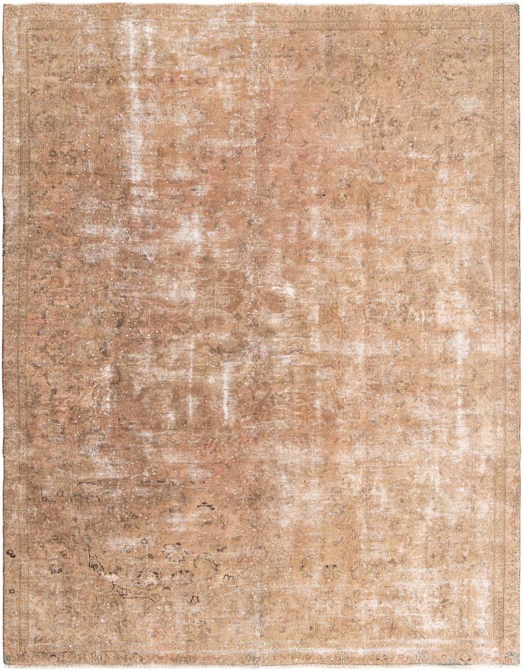 Detail image of 7' 6 x 10' 8 Hand Knotted Ultra Vintage Persian Wool Rug