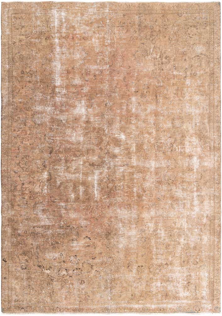 7' 6 x 10' 8 Hand Knotted Ultra Vintage Persian Wool Rug