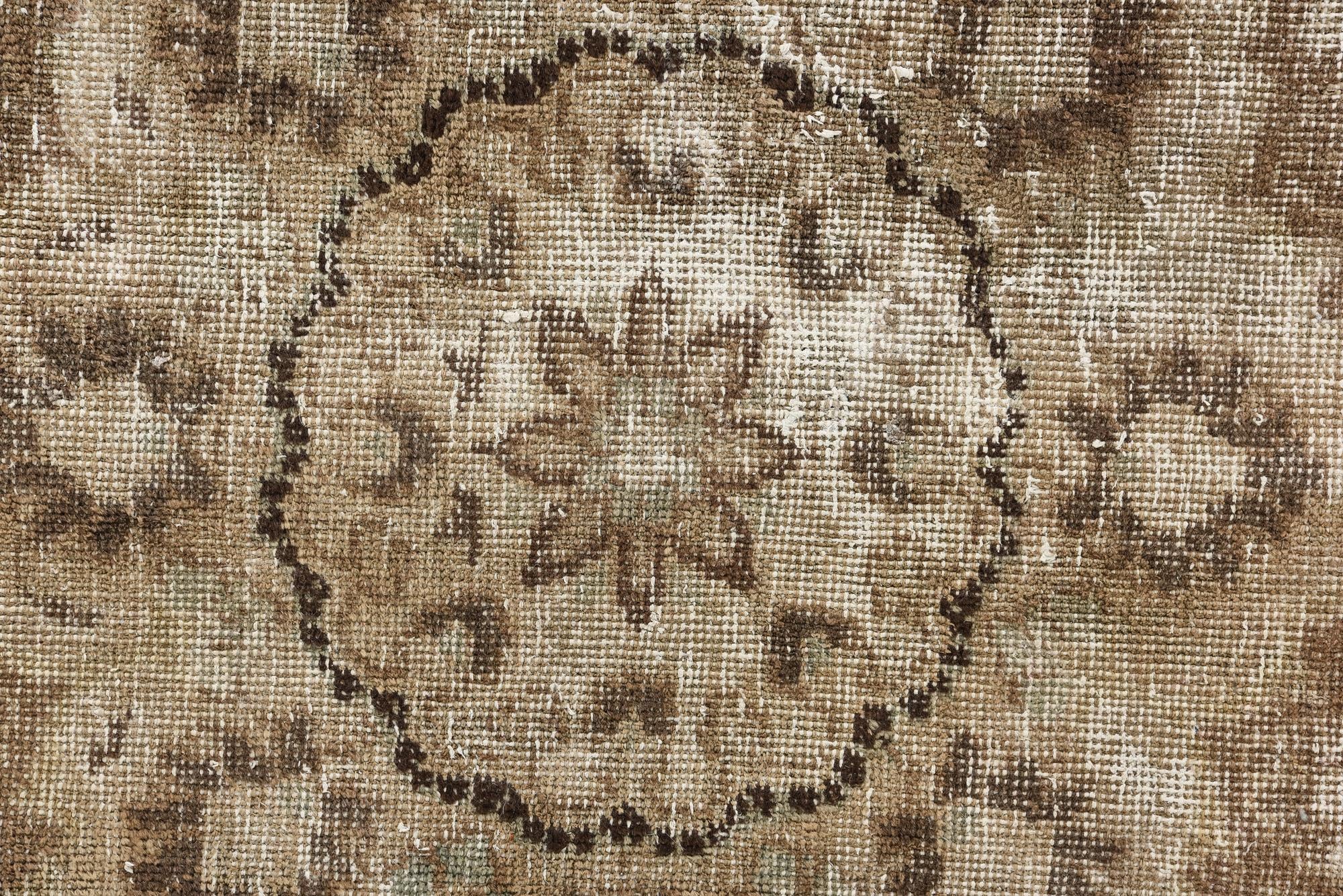 9' 4 x 11' 5 Hand Knotted Ultra Vintage Persian Wool Rug