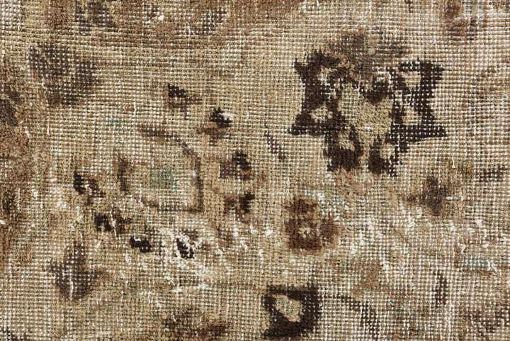 9' 4 x 11' 5 Hand Knotted Ultra Vintage Persian Wool Rug