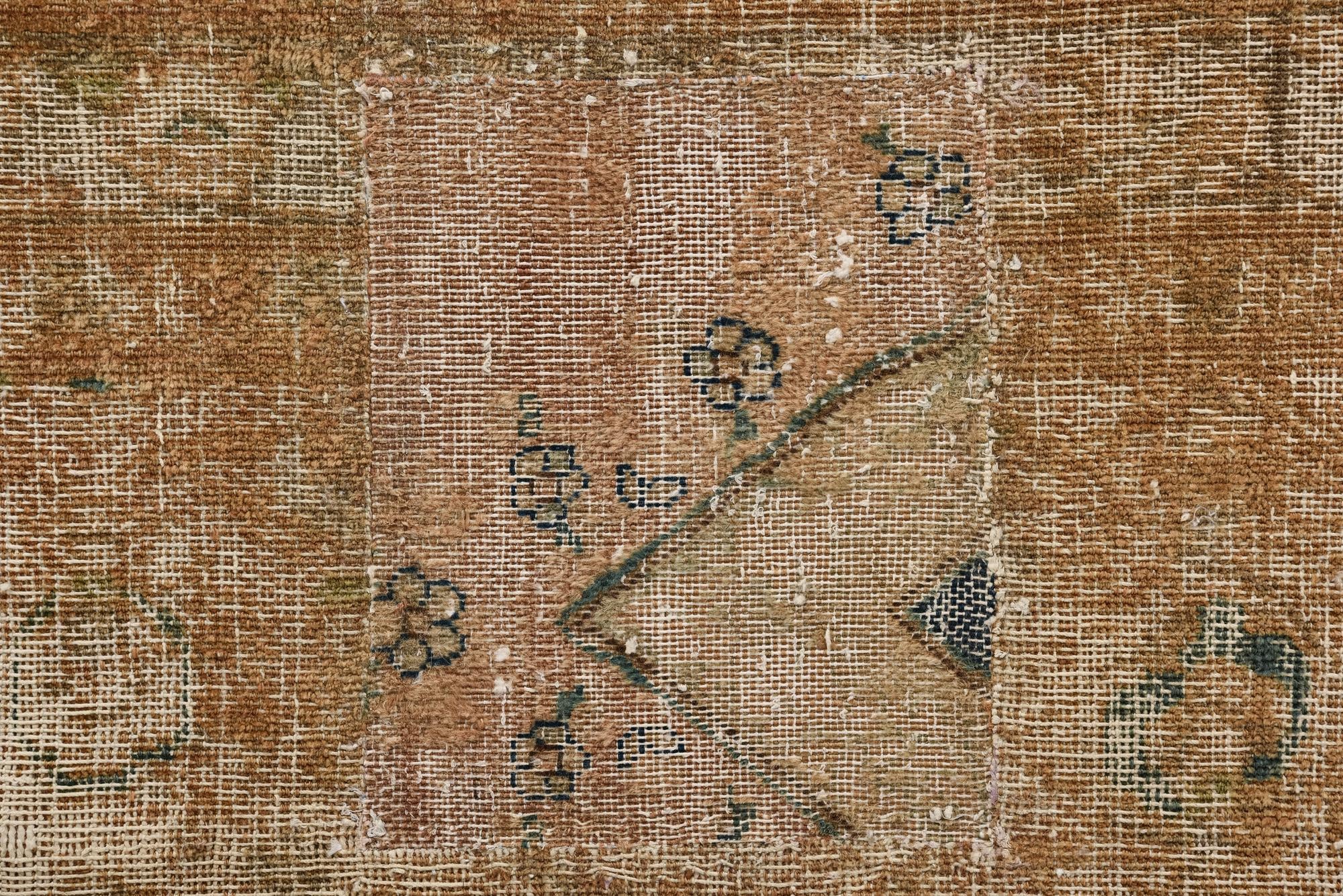 9' 6 x 12' 2 Hand Knotted Ultra Vintage Persian Wool Rug