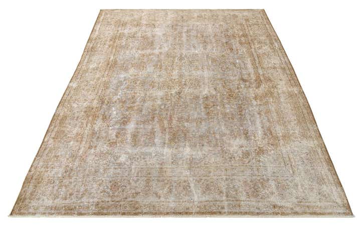 9' 9 x 12' 7 Hand Knotted Ultra Vintage Persian Wool Rug