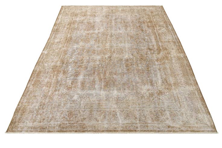 Detail image of 9' 9 x 12' 7 Hand Knotted Ultra Vintage Persian Wool Rug
