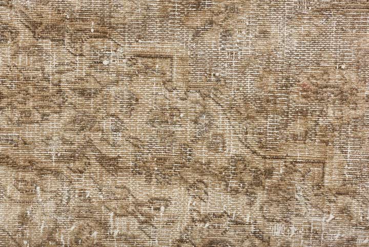 9' 9 x 12' 7 Hand Knotted Ultra Vintage Persian Wool Rug