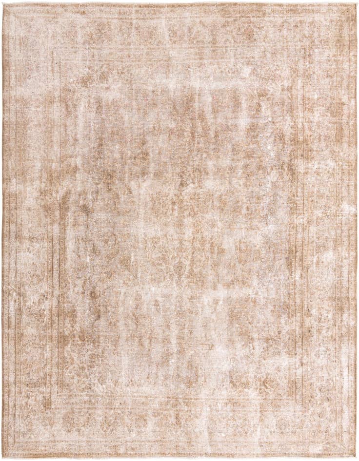 Detail image of 9' 9 x 12' 7 Hand Knotted Ultra Vintage Persian Wool Rug