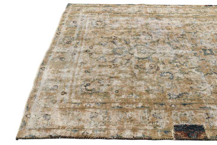 190cm x 280cm Handgeknoopt Ultra Vintage Perzisch Wol Vloerkleed