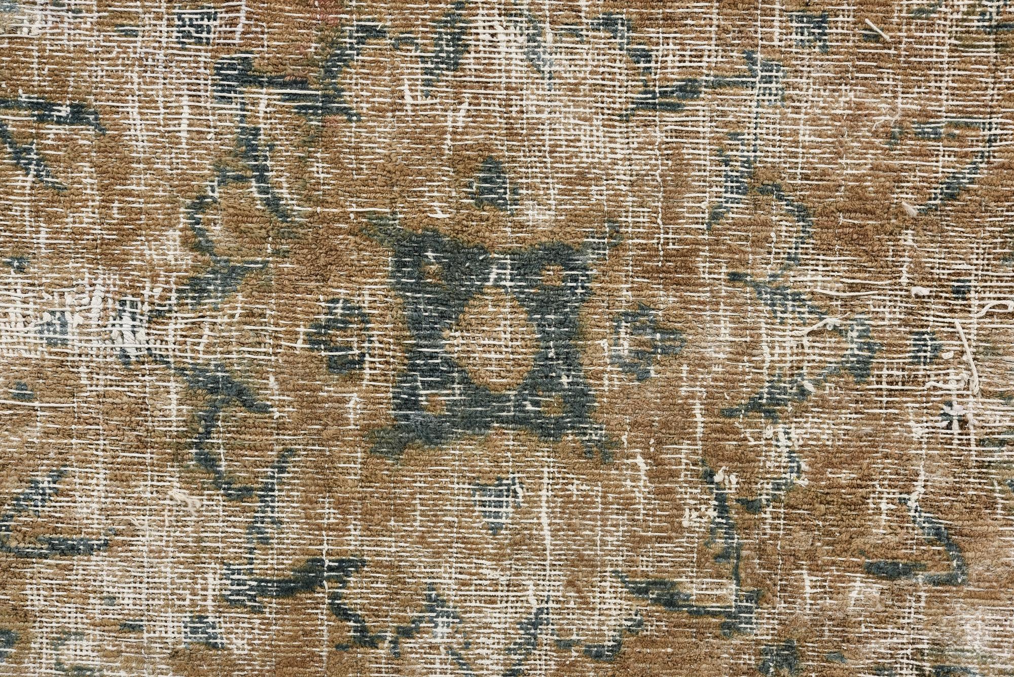 6' 2 x 9' 3 Hand Knotted Ultra Vintage Persian Wool Rug