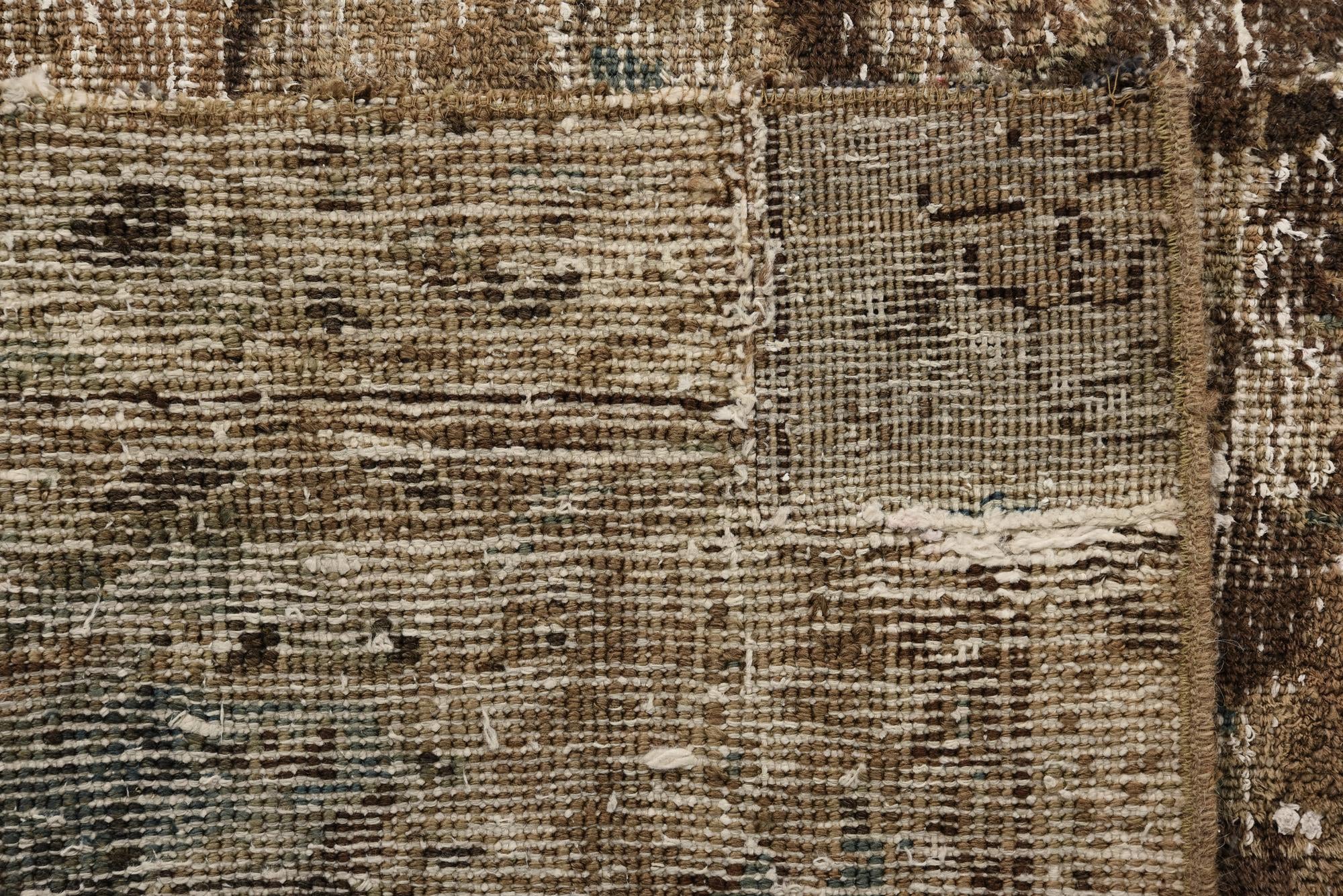 9' 1 x 11' 9 Hand Knotted Ultra Vintage Persian Wool Rug