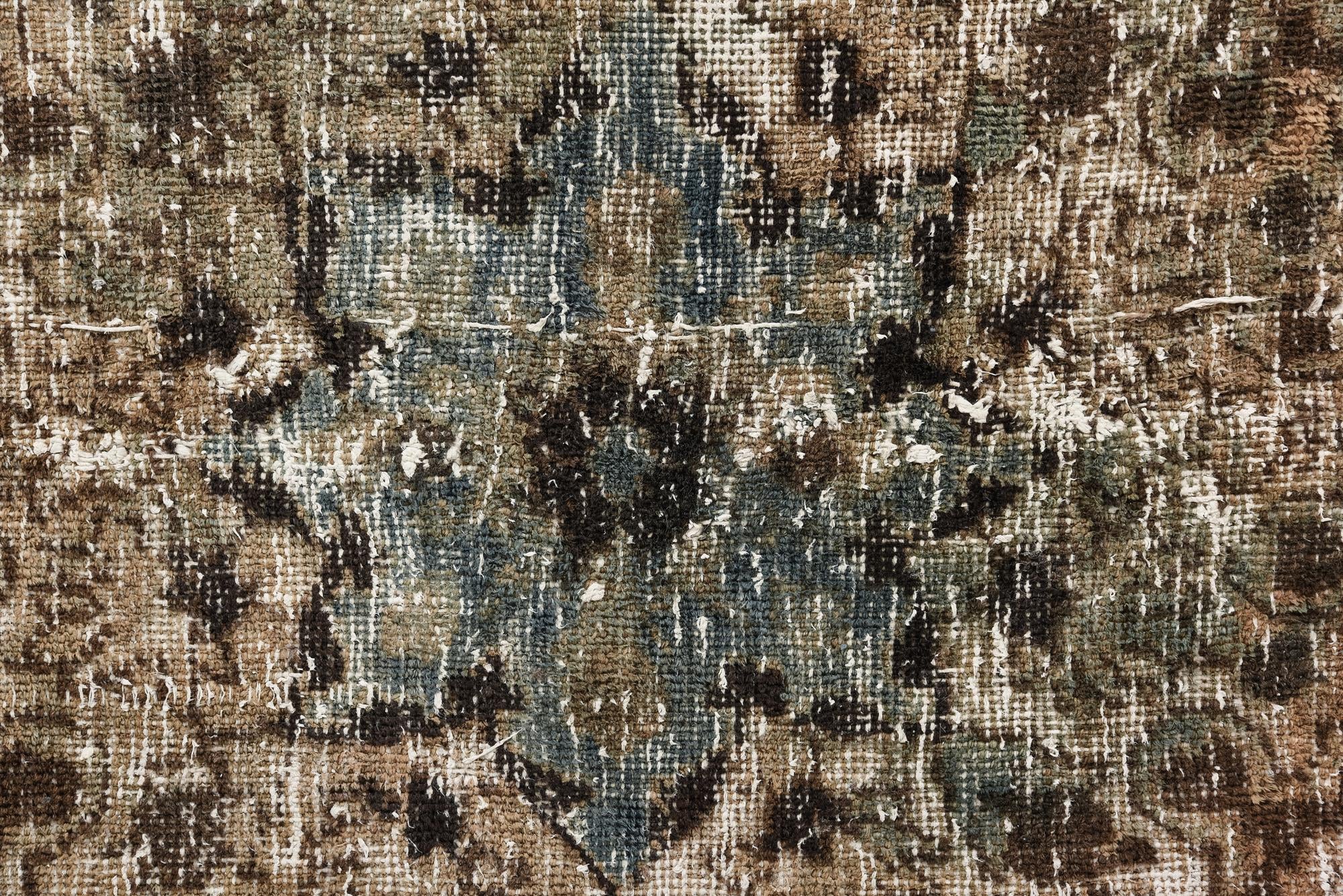 9' 1 x 11' 9 Hand Knotted Ultra Vintage Persian Wool Rug