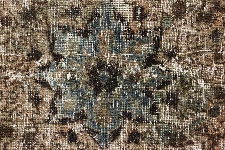 9' 1 x 11' 9 Hand Knotted Ultra Vintage Persian Wool Rug