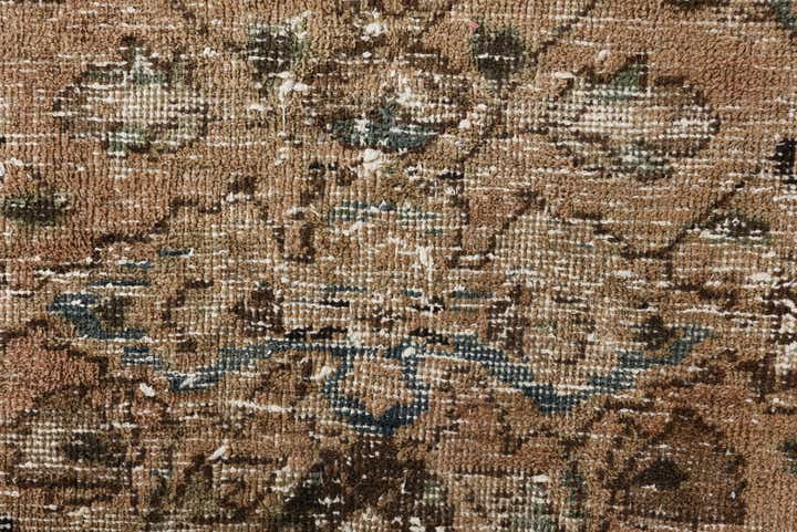 9' 1 x 11' 9 Hand Knotted Ultra Vintage Persian Wool Rug