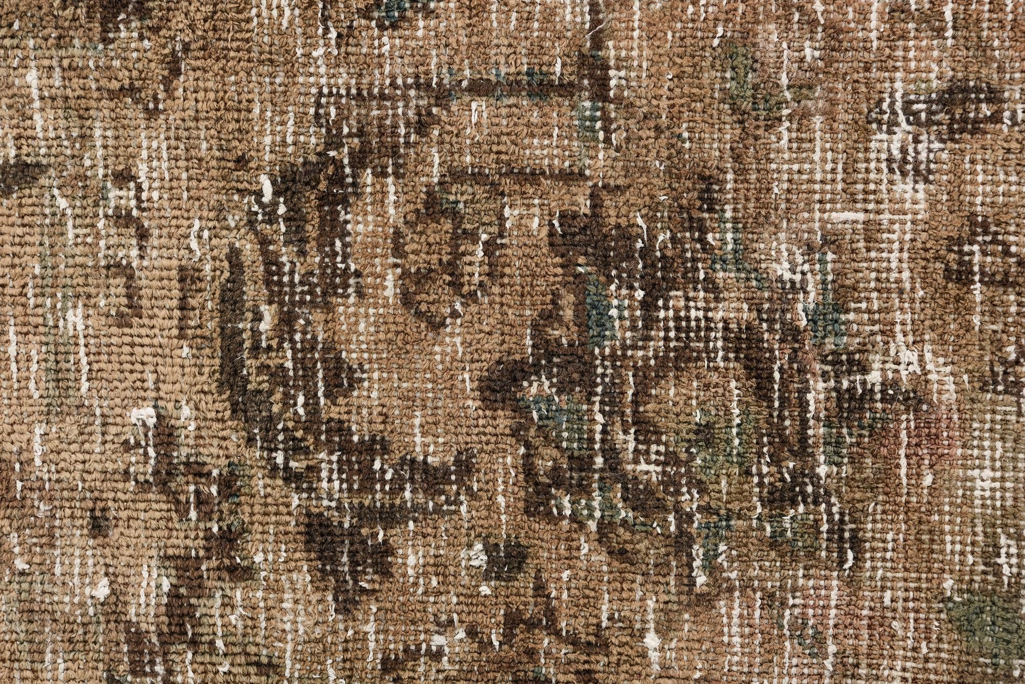 9' 1 x 11' 9 Hand Knotted Ultra Vintage Persian Wool Rug