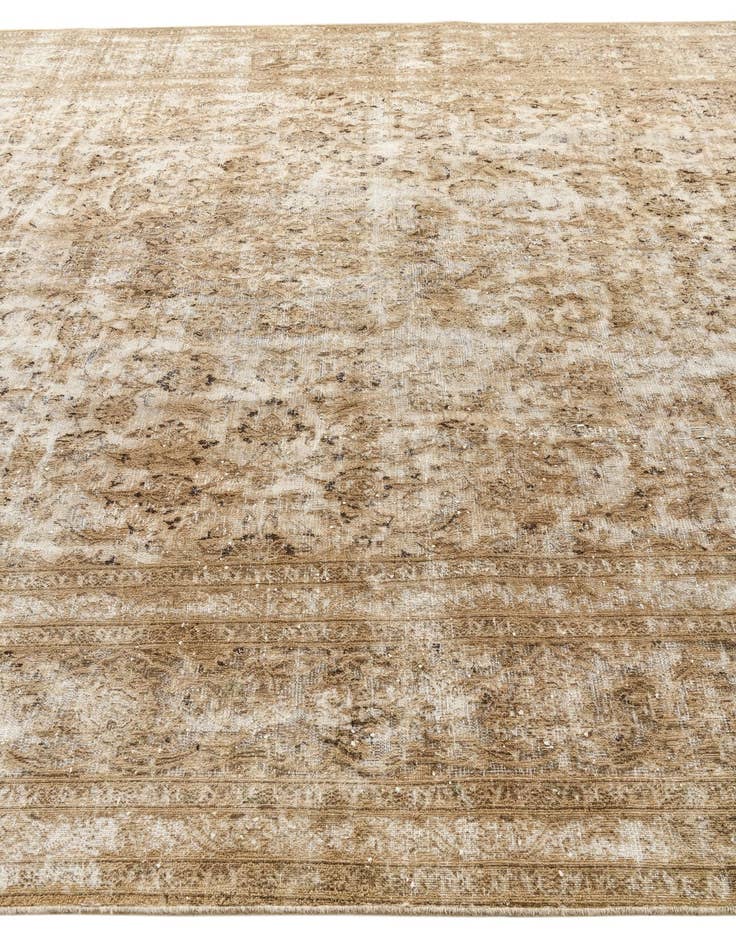 Detail image of 9' 8 x 12' 10  Hand Knotted Ultra Vintage Persian Wool Rug