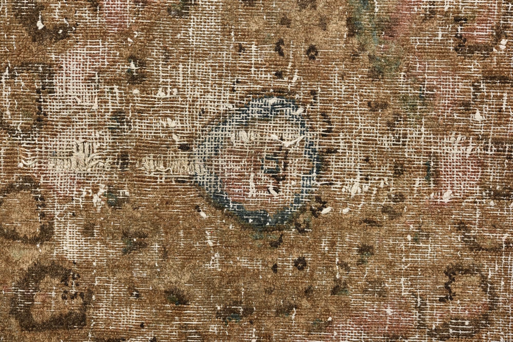 9' 5 x 12' 3 Hand Knotted Ultra Vintage Persian Wool Rug