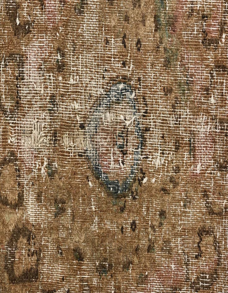 Detail image of 9' 5 x 12' 3  Hand Knotted Ultra Vintage Persian Wool Rug