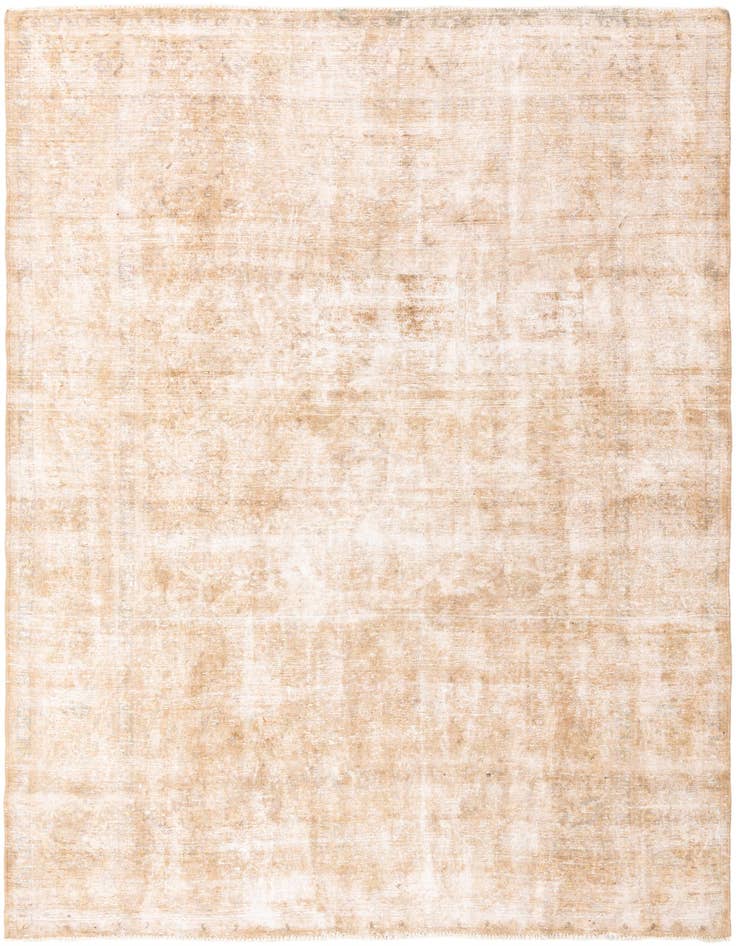 Detail image of 9' 1 x 13' Hand Knotted Ultra Vintage Persian Wool Rug