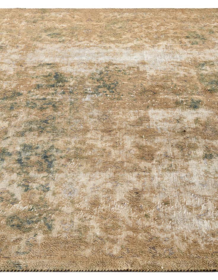 Detail image of 6' 4 x 9' 8  Hand Knotted Ultra Vintage Persian Wool Rug