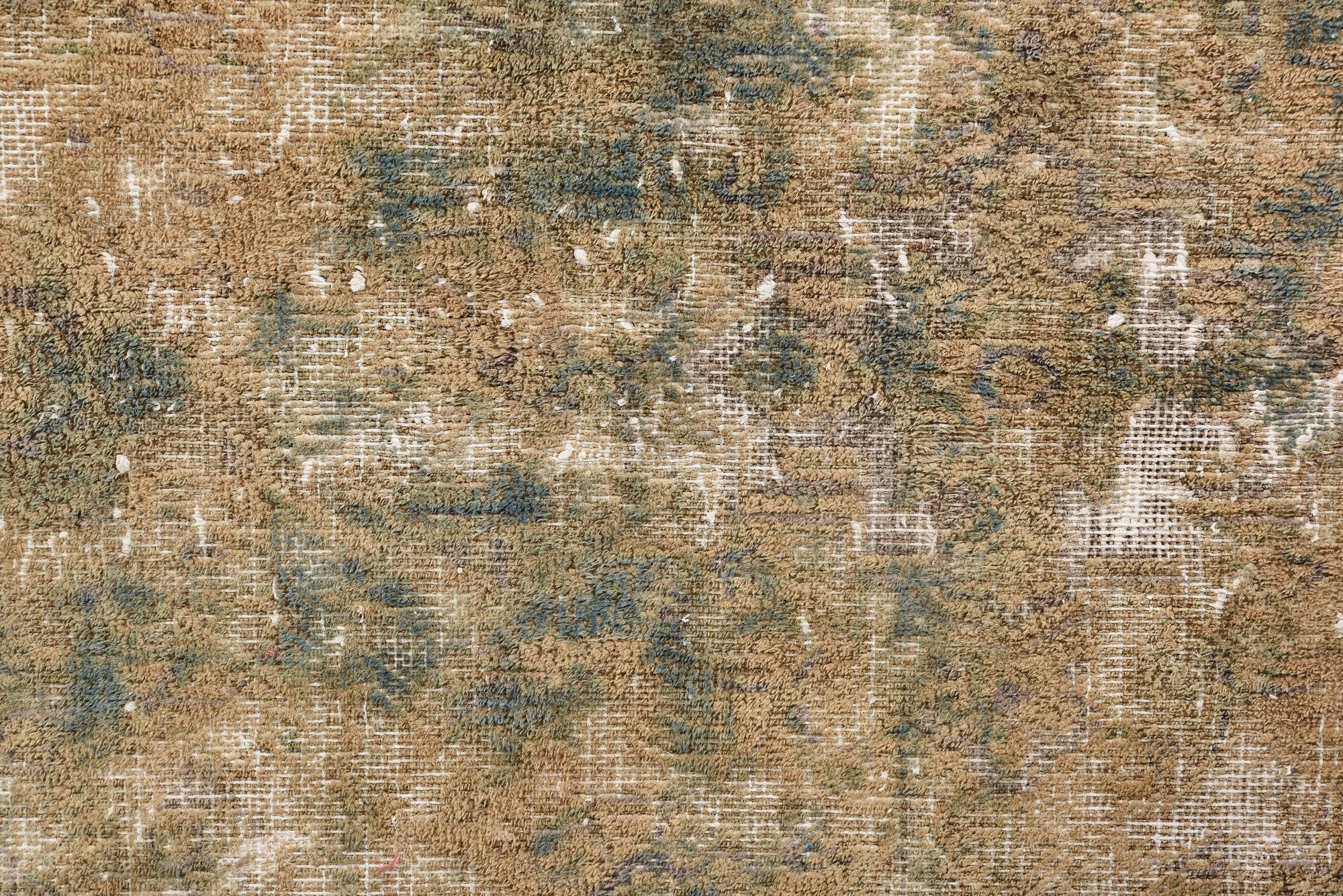 6' 4 x 9' 8 Hand Knotted Ultra Vintage Persian Wool Rug