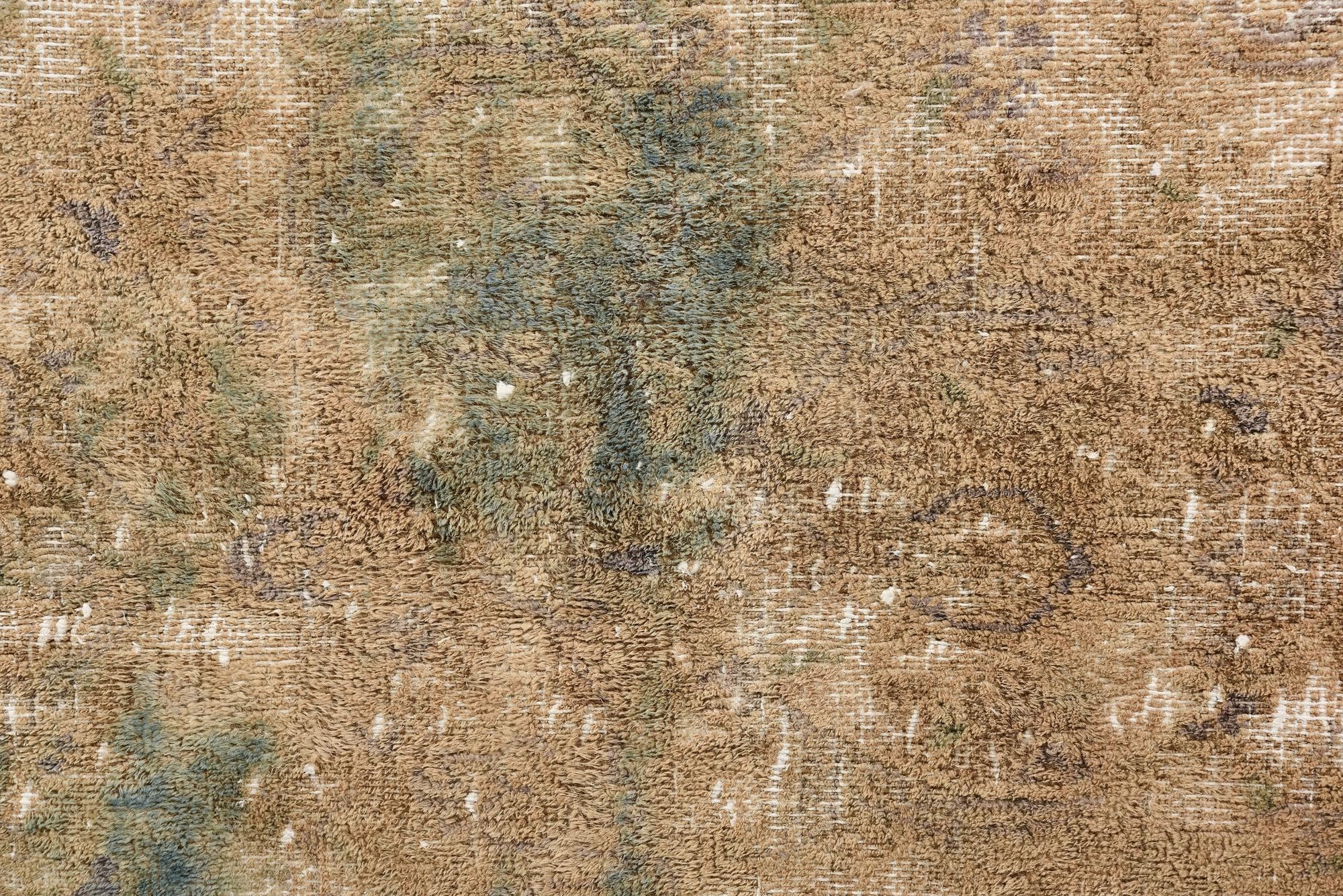 6' 4 x 9' 8 Hand Knotted Ultra Vintage Persian Wool Rug