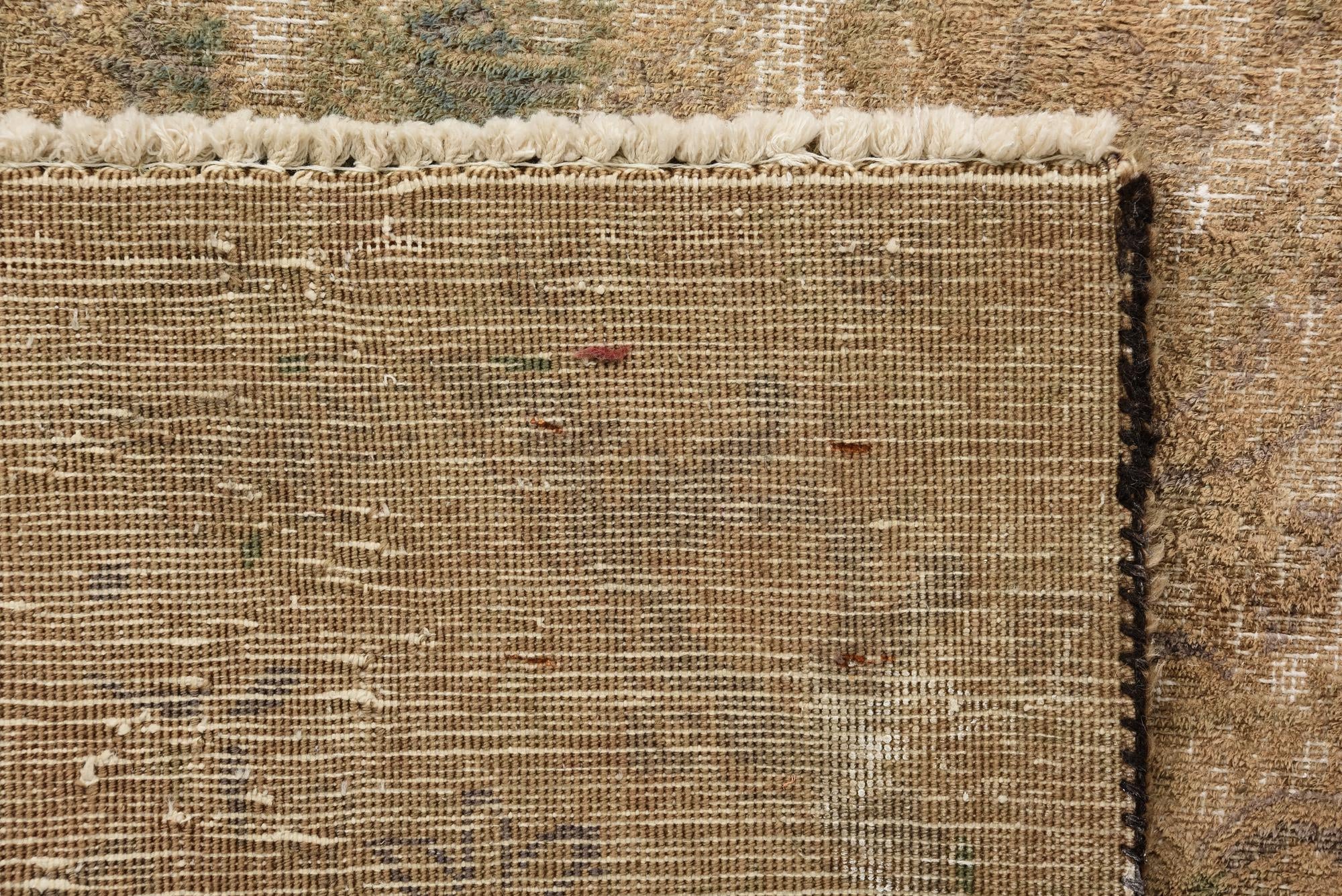 6' 4 x 9' 8 Hand Knotted Ultra Vintage Persian Wool Rug