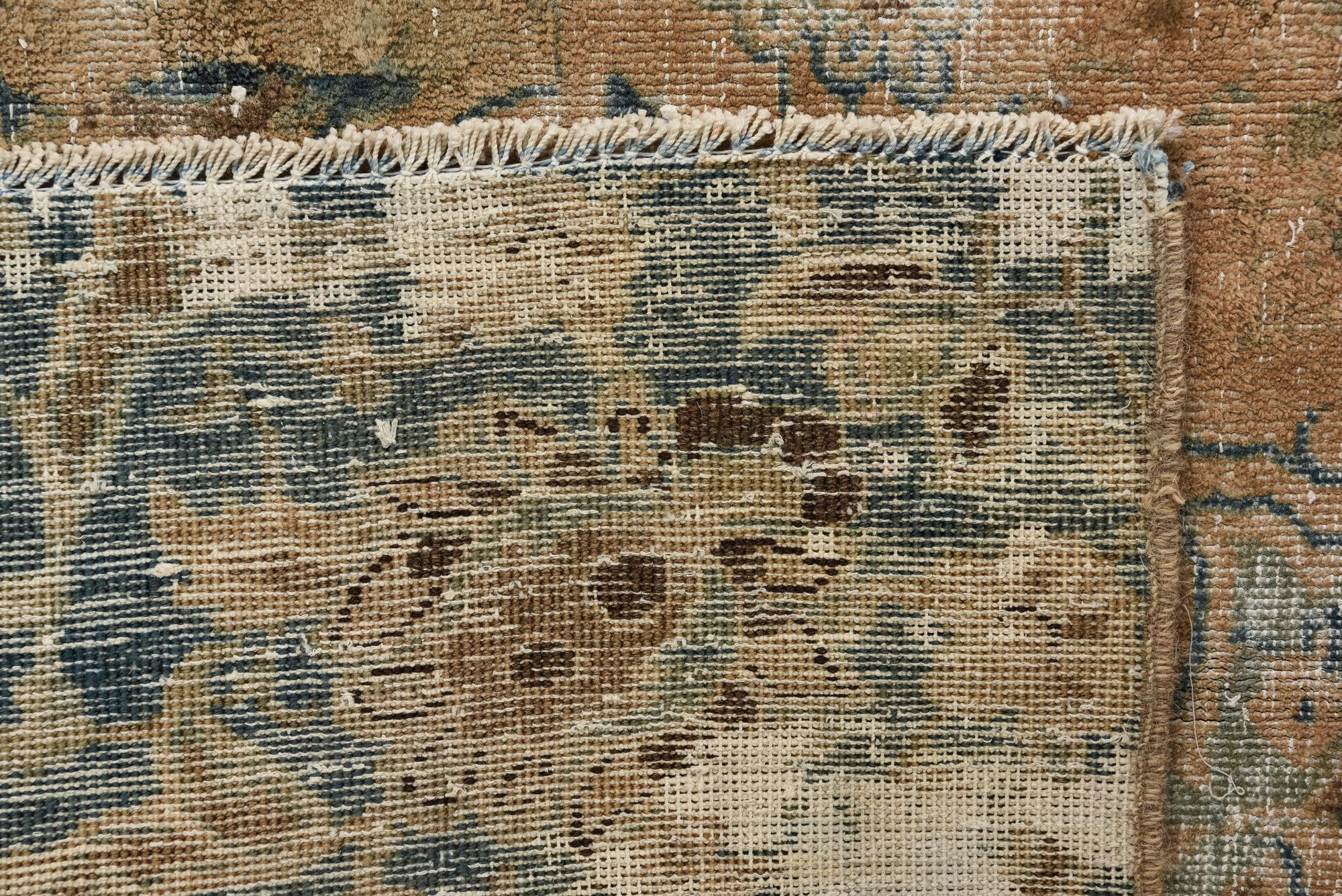 8' x 11' 7 Hand Knotted Ultra Vintage Persian Wool Rug