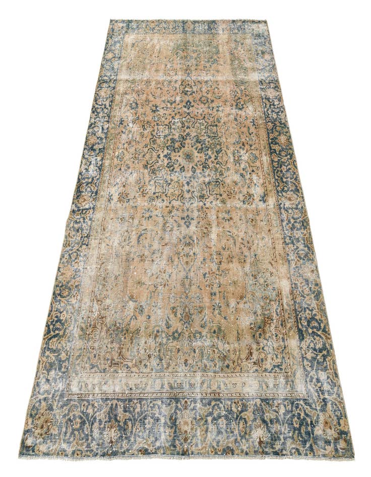 Detail image of 8' x 11' 7  Hand Knotted Ultra Vintage Persian Wool Rug