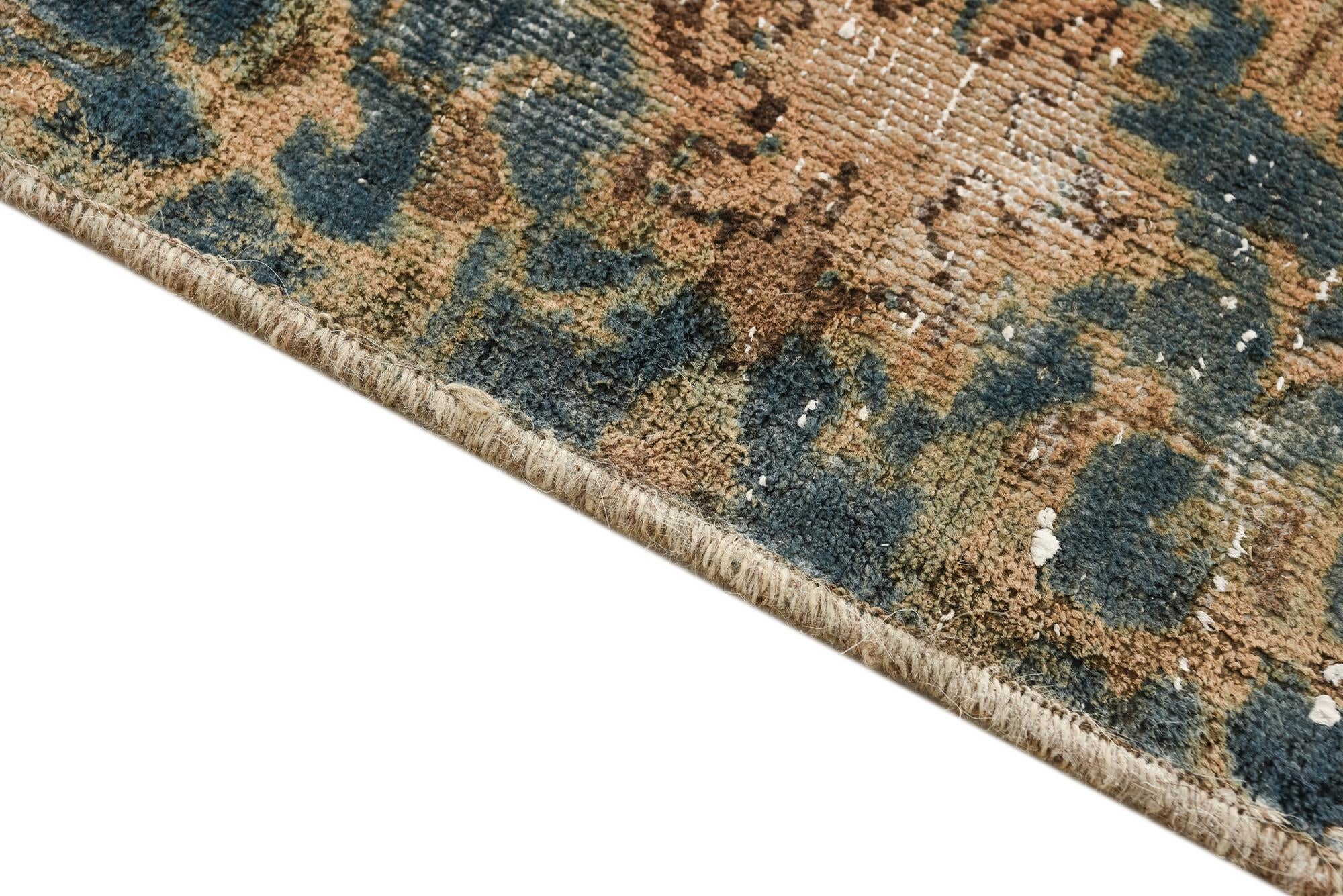 8' x 11' 7 Hand Knotted Ultra Vintage Persian Wool Rug