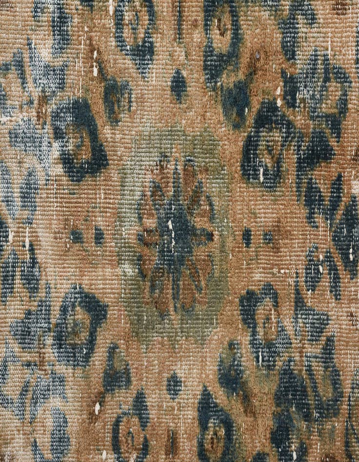 Detail image of 8' x 11' 7  Hand Knotted Ultra Vintage Persian Wool Rug