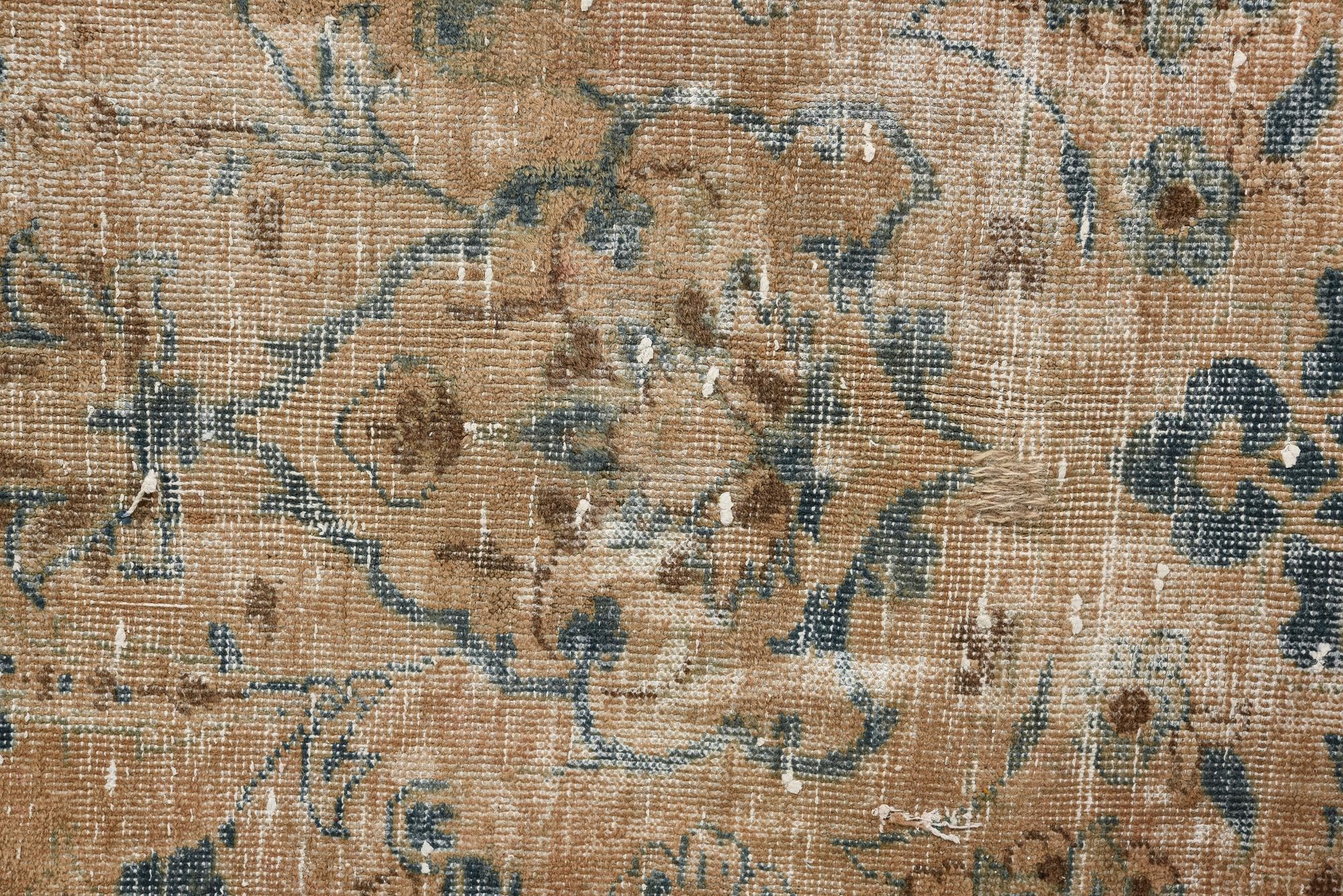 8' x 11' 7 Hand Knotted Ultra Vintage Persian Wool Rug