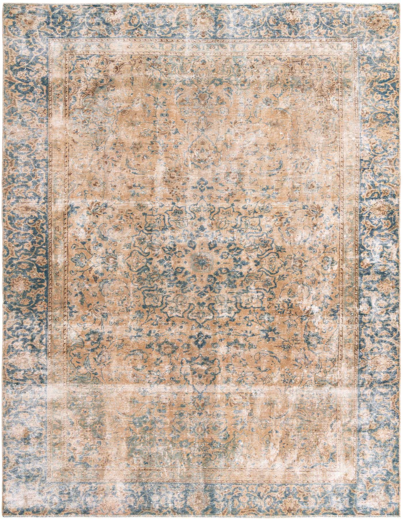 Primary image 8' x 11' 7  Hand Knotted Ultra Vintage Persian Wool Rug