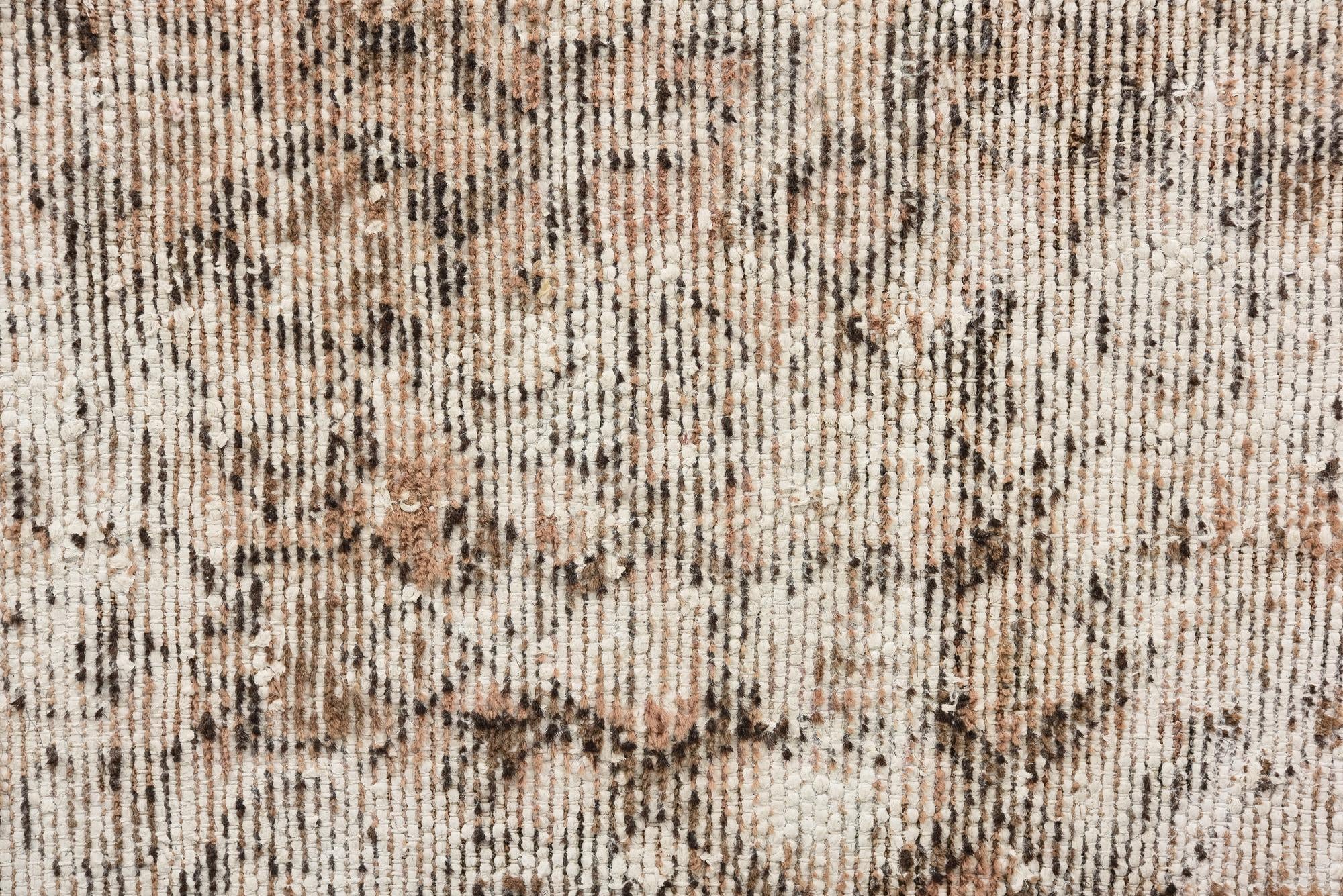 5' 3 x 6' 10 Hand Knotted Ultra Vintage Persian Wool Rug