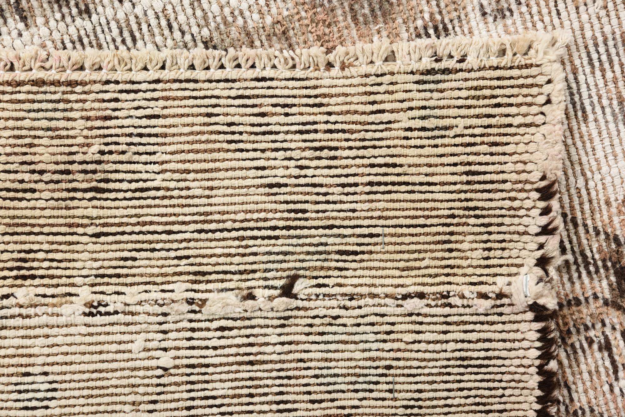 5' 3 x 6' 10 Hand Knotted Ultra Vintage Persian Wool Rug